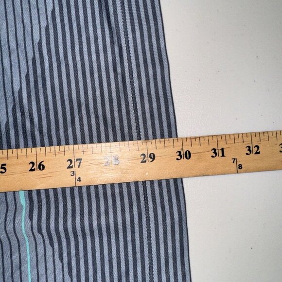 Nike Golf Polo‎ Mens Medium Tour Performance Dri Fit Blue Striped Outdoor Casual - Picture 10 of 12